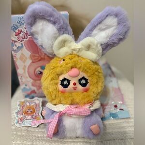 BABY THREE 200% Lily Rabbit Town V2 Plush Confirmed with RARE SPECIAL EYES